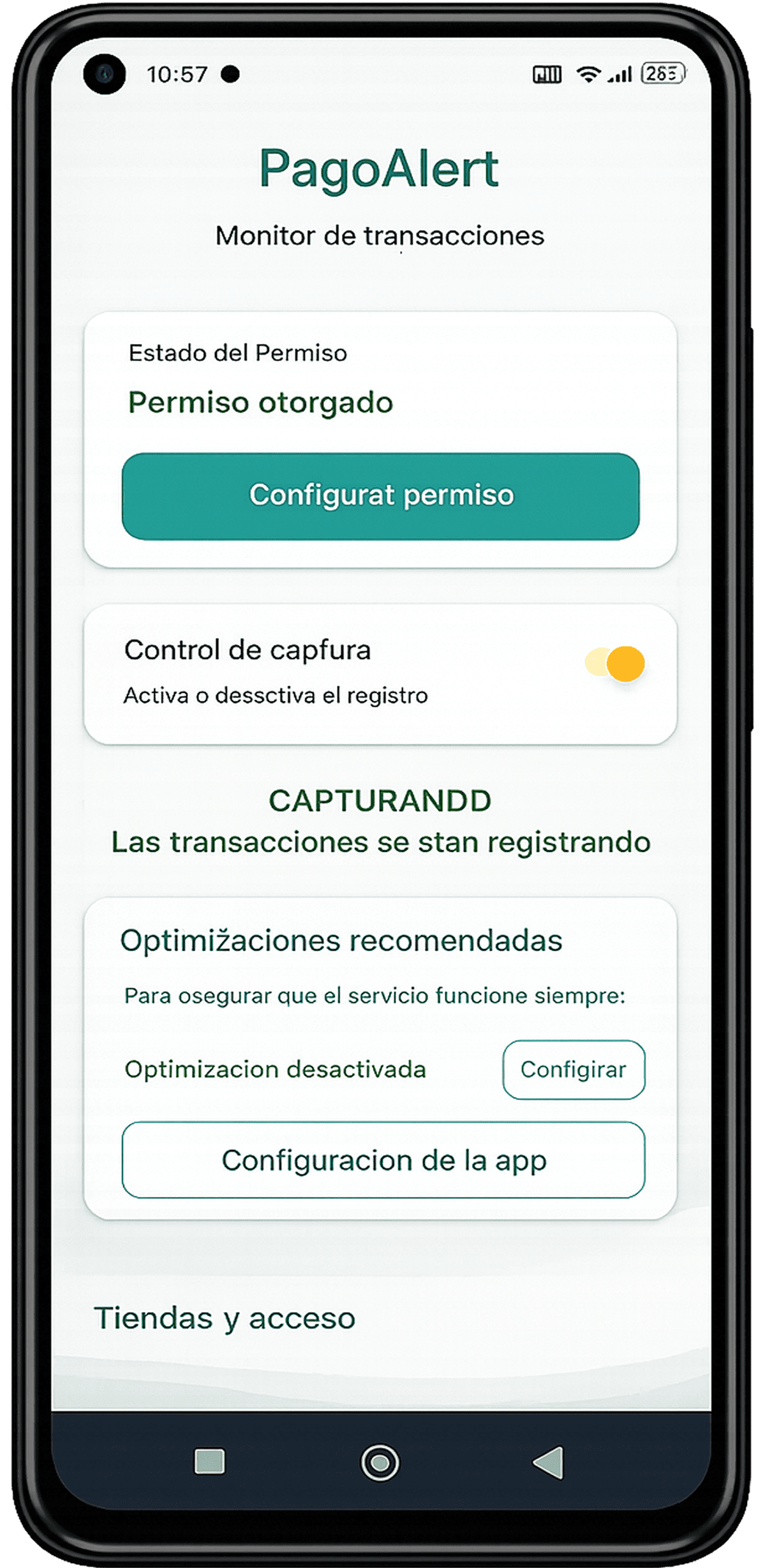 Pantalla de Play Protect de Google Play Store mostrando configuraciones de seguridad